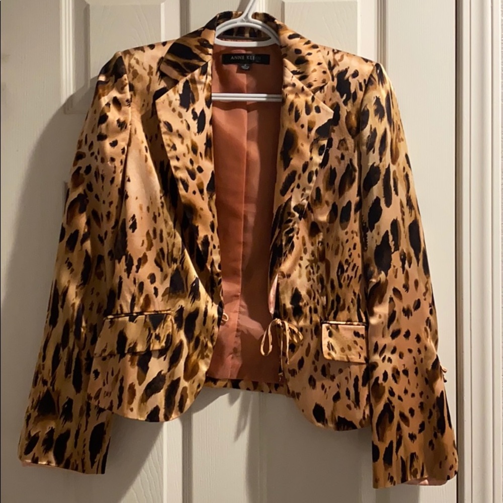 Anne Klein silk blazer